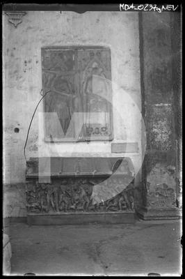 Salerno, duomo, quadriportico, sarcofago, caccia al cinghiale, lapide